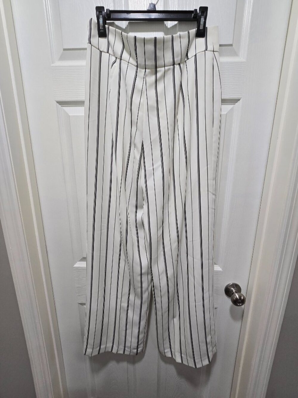 Nine West Womens Pants Trousers 10 Stripe Nautical